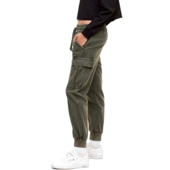 Aritzia Twin Falls Cargo Pants drawstring joggers - size small - Picture 2 of 9